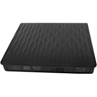 XZANTE Reproductor BLU-Ray Unidad óptica Externa USB 3.0 BLU-Ray BD-ROM CD-DVD RW Quemador Escritor Grabadora para…